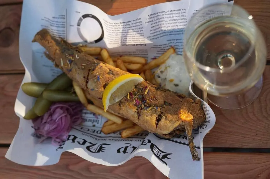 Klasszikus fish and chips citrommal